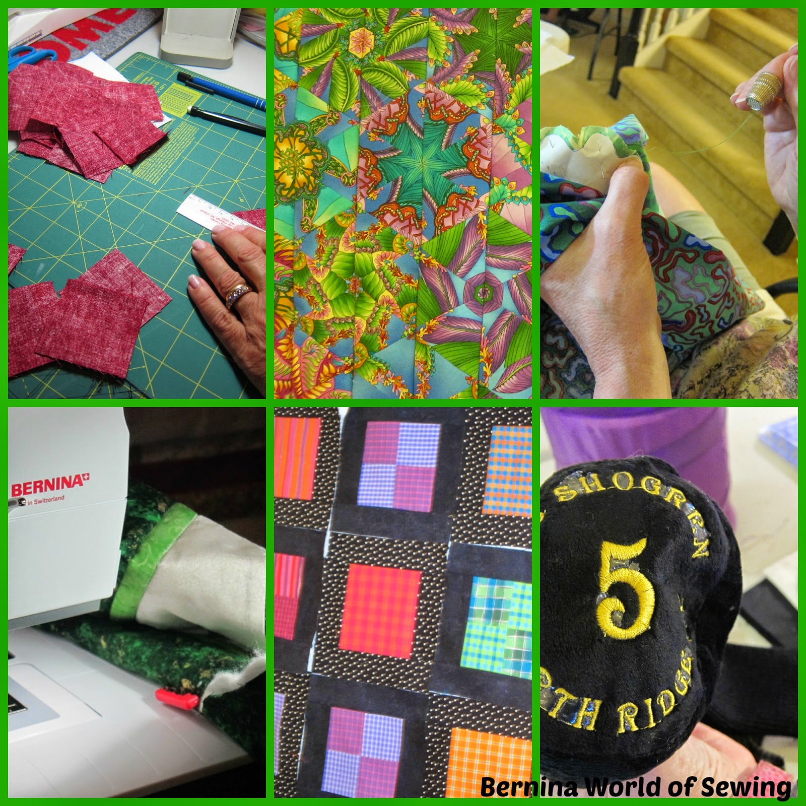 Bernina World of Sewing A glimpse at the projects from our staff retreat!