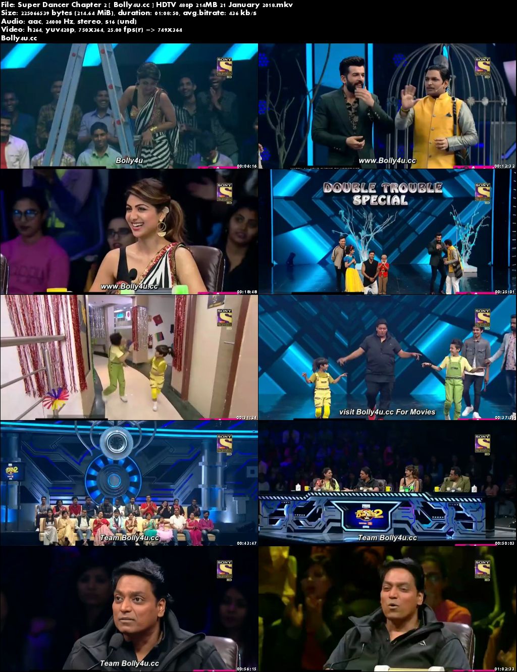 Super Dancer Chapter 2 HDTV 480p 200MB 21 January 2018 Download