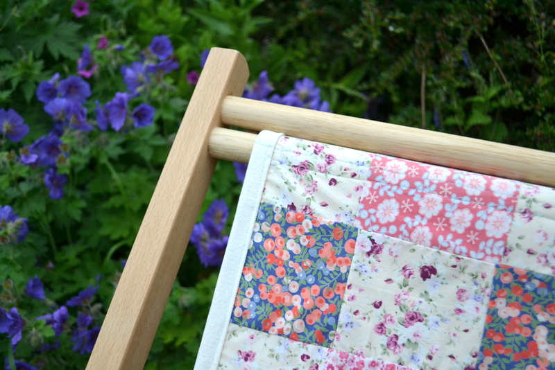 Upcycled Patchwork Deck Chair Cover