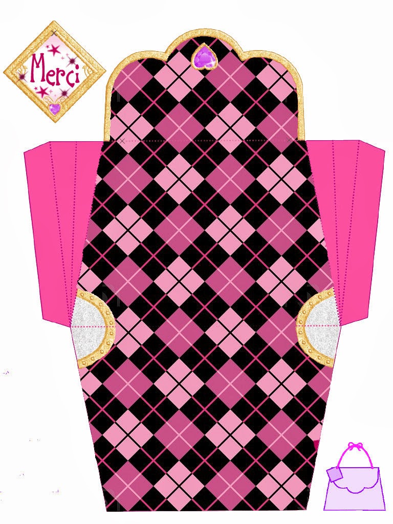 Monster High Free Printable Paper Purse 1. 