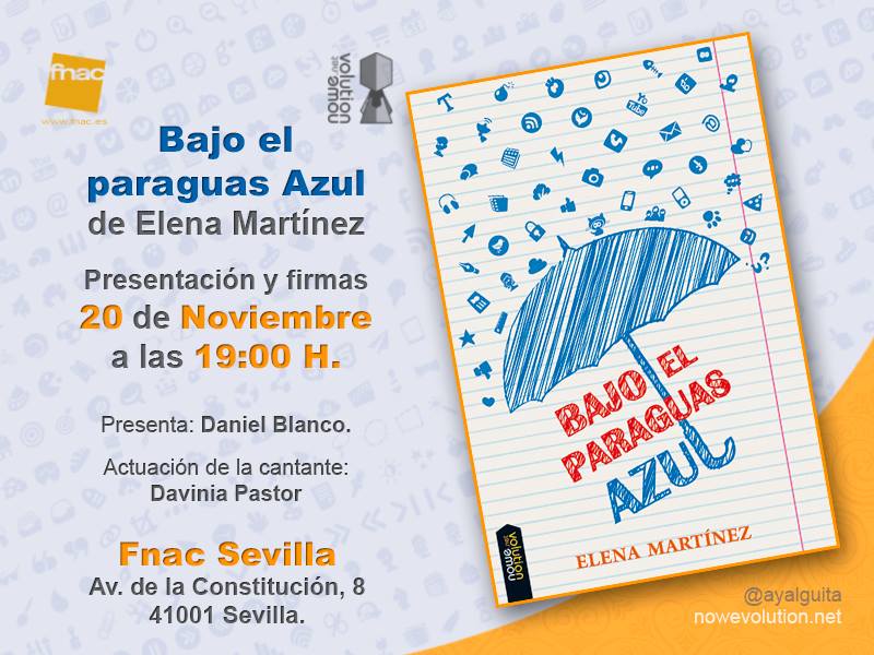 DRAGONES DE PAPEL Y HUESO: Bajo el paraguas azul, la nueva de Elena Martínez Blanco