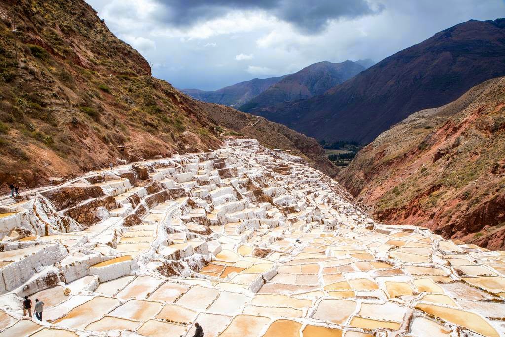 The Ancient Salt Ponds Of Maras Peru