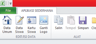 Cara Membuat Ribbon Pada Excel - gambar spanduk