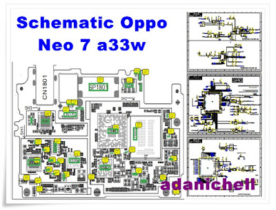 Schematic Oppo Neo 7 a33w Terlengkap Full Jalur