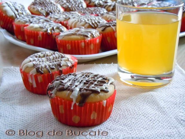 Muffins cu dulceata de pere