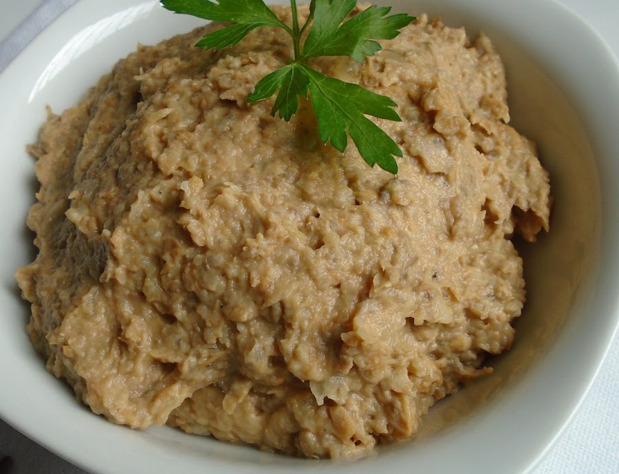 Paté de lentejas y champiñones