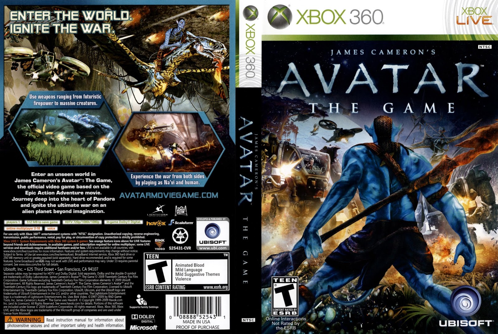 XBOX 360 AVATAR THE GAME ROGER GAMES