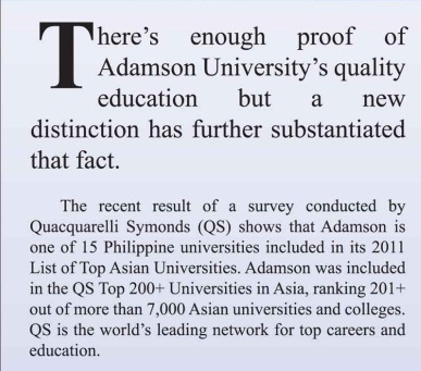 Adamson University Tuition Fee