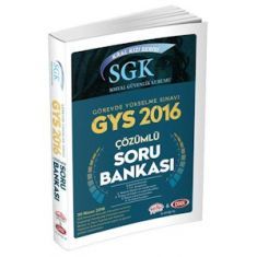 Data GYS SGK Kral Kızı Serisi Sosyal Güvenlik Kurumu Çözümlü Soru Bankası (2016) Data GYS SGK Kral Kızı Serisi Sosyal Güvenlik Kurumu Çözümlü Soru Bankası (2016)
