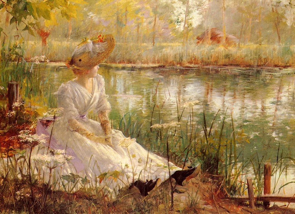 ART: A BEAUTY BY A RIVER, BY CHARLES JAMES