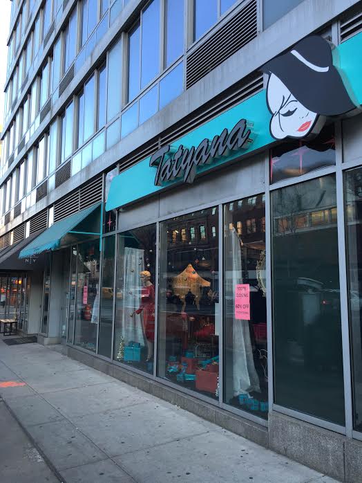EV Grieve Tatyana Boutique is closing on the Bowery