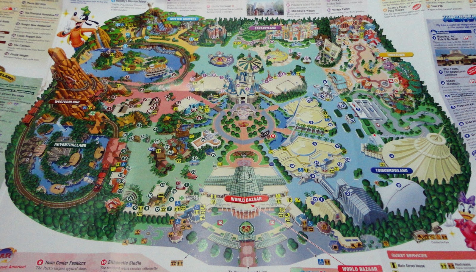 Dwika Sudrajat: Tokyo Disneyland Map