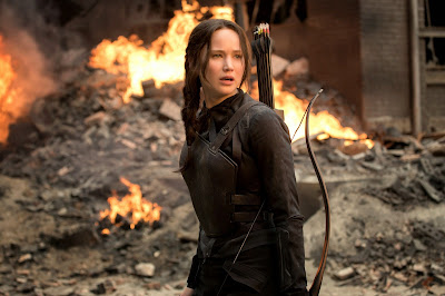 Still of Jennifer Lawrence in The Hunger Games: Mockingjay Part 1