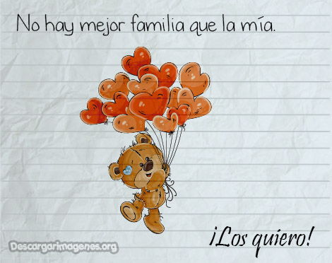 Pensamientos bellos para la familia.
