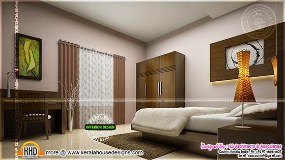 Master bedroom interior