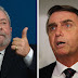 Lula e Bolsonaro disputariam Presidência.