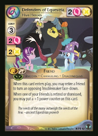 My Little Pony Defenders of Equestria, Hive Heroes Defenders of Equestria CCG Card