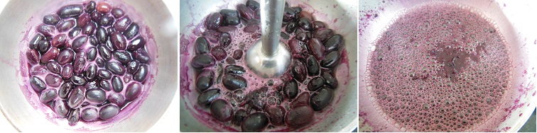 How to make Black Grape Jam - Step 2
