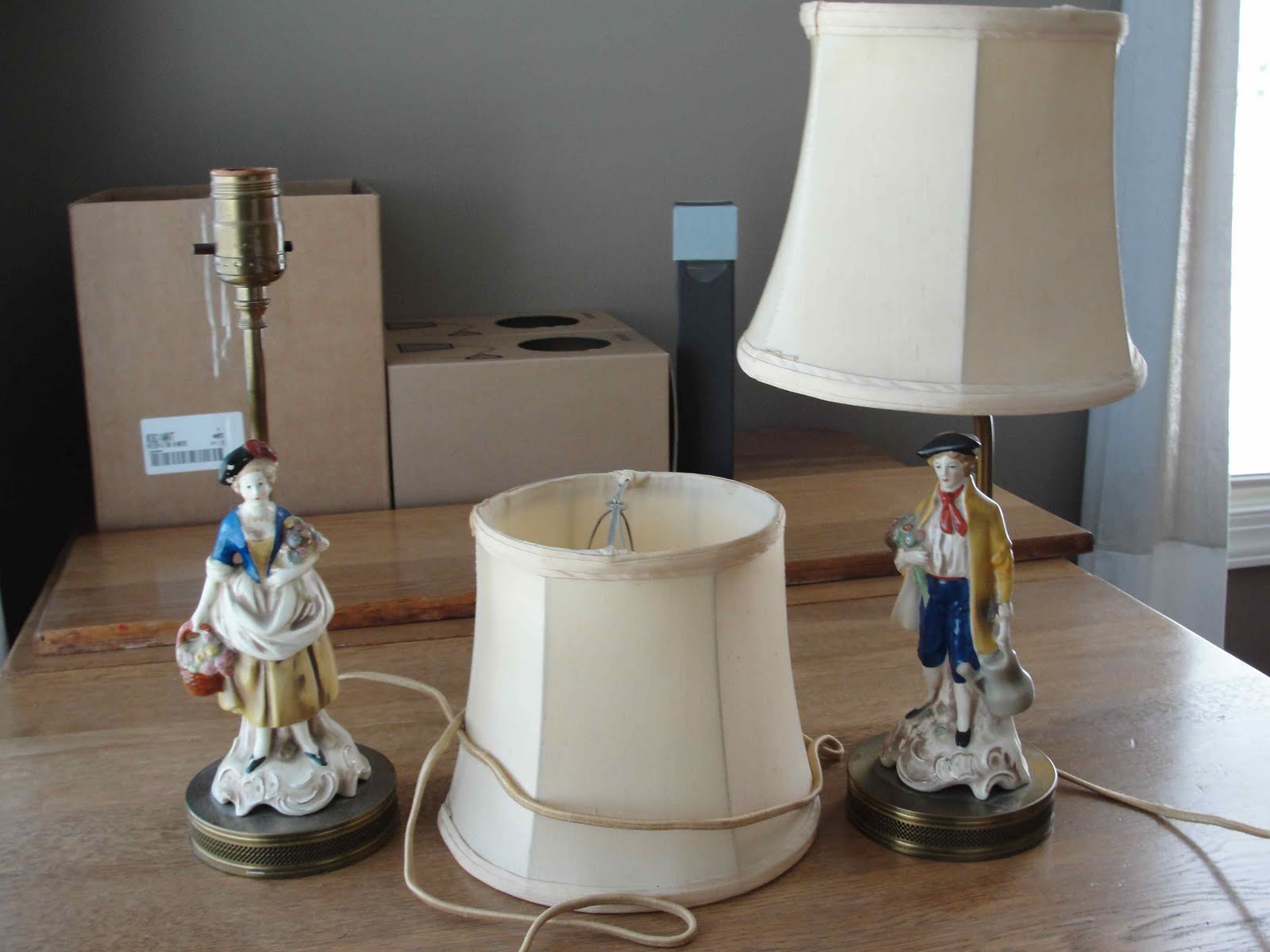 one half world How to dye a lampshade