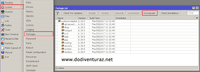 Cara Downgrade RouterOS Mikrotik Cara Downgrade RouterOS Mikrotik