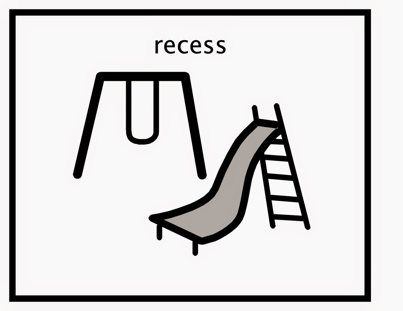My Daily Schedule Recess Book Time Toileting The Autism Adventures  My Daily Schedule Recess Book Time Toileting The Autism Adventures