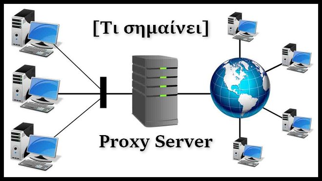 Τι σημαίνει Proxy Server