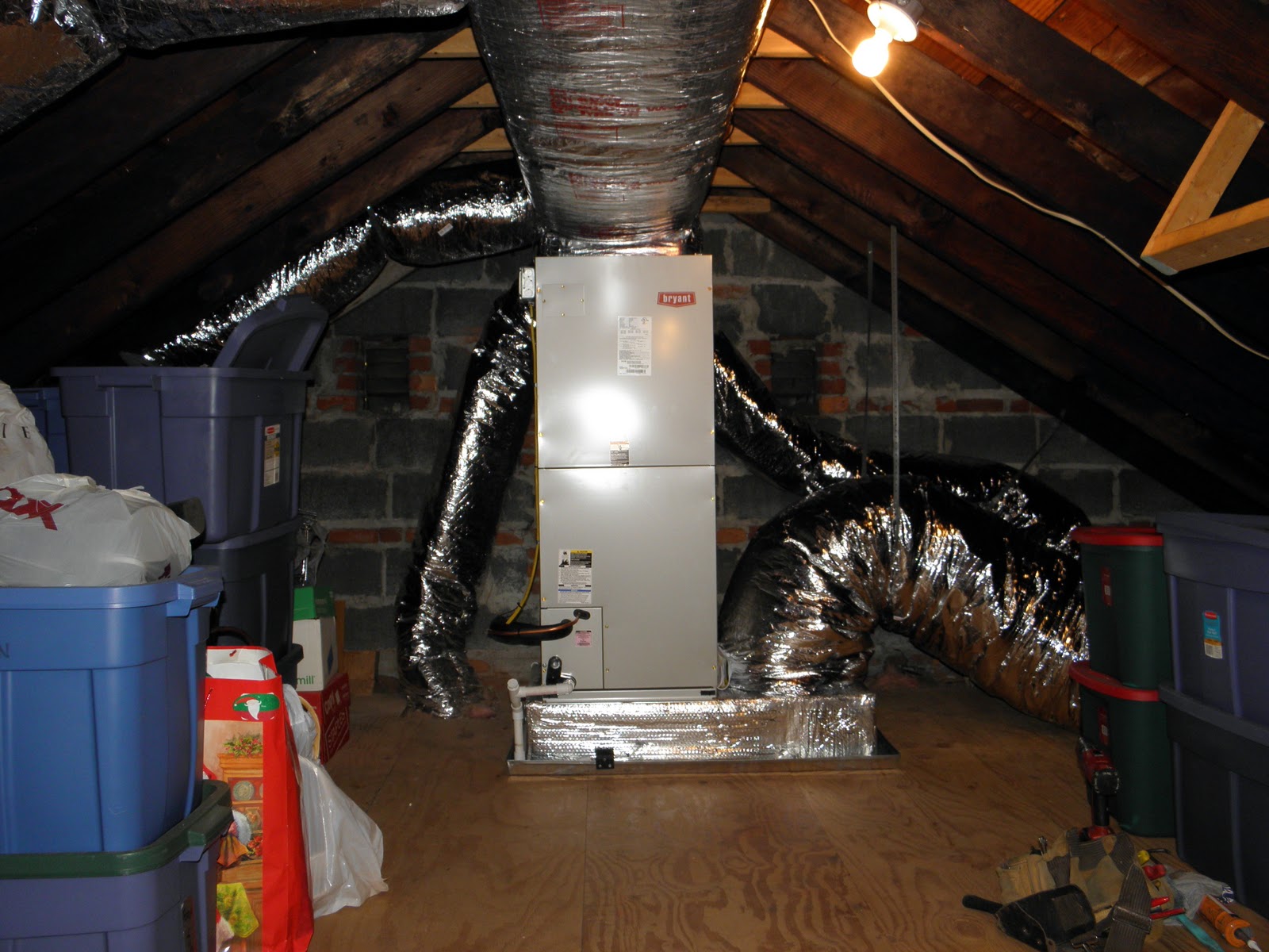 Heat Pump Heat Pump In Attic