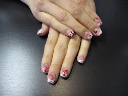 nails blood splatter