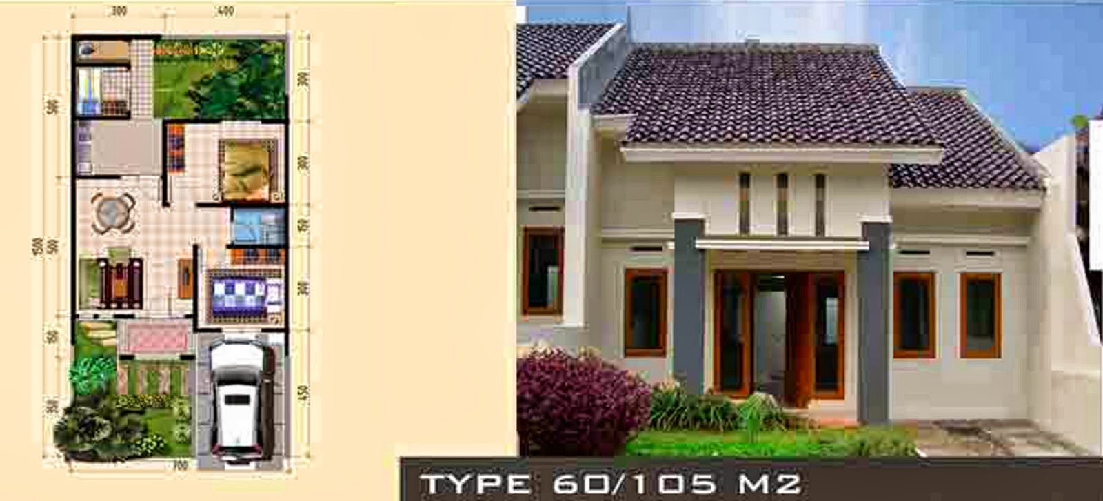 Desain Rumah Minimalis Type 60 Kumpulan Desain Rumah