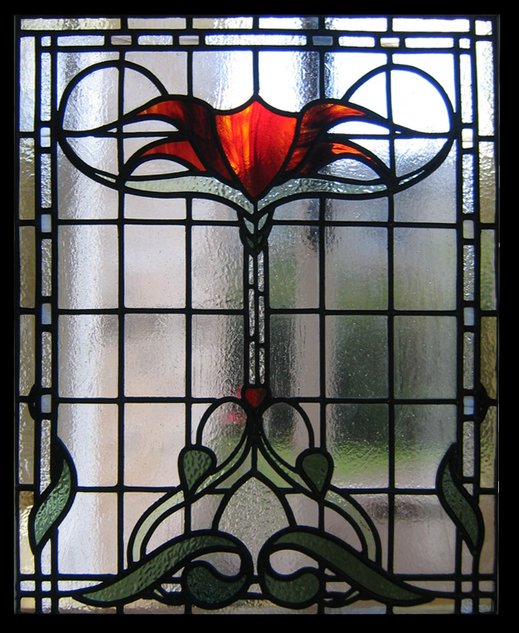 Laurelhurst Craftsman Bungalow Leaded Glass Pattern