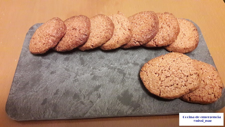 Receta de galletas de canela y chocolate