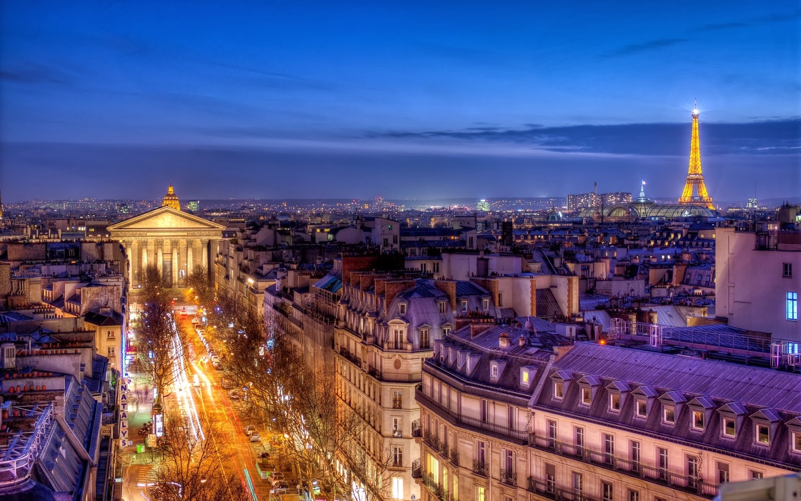 Paris, From Le Printemps Rooftop Mystery Wallpaper