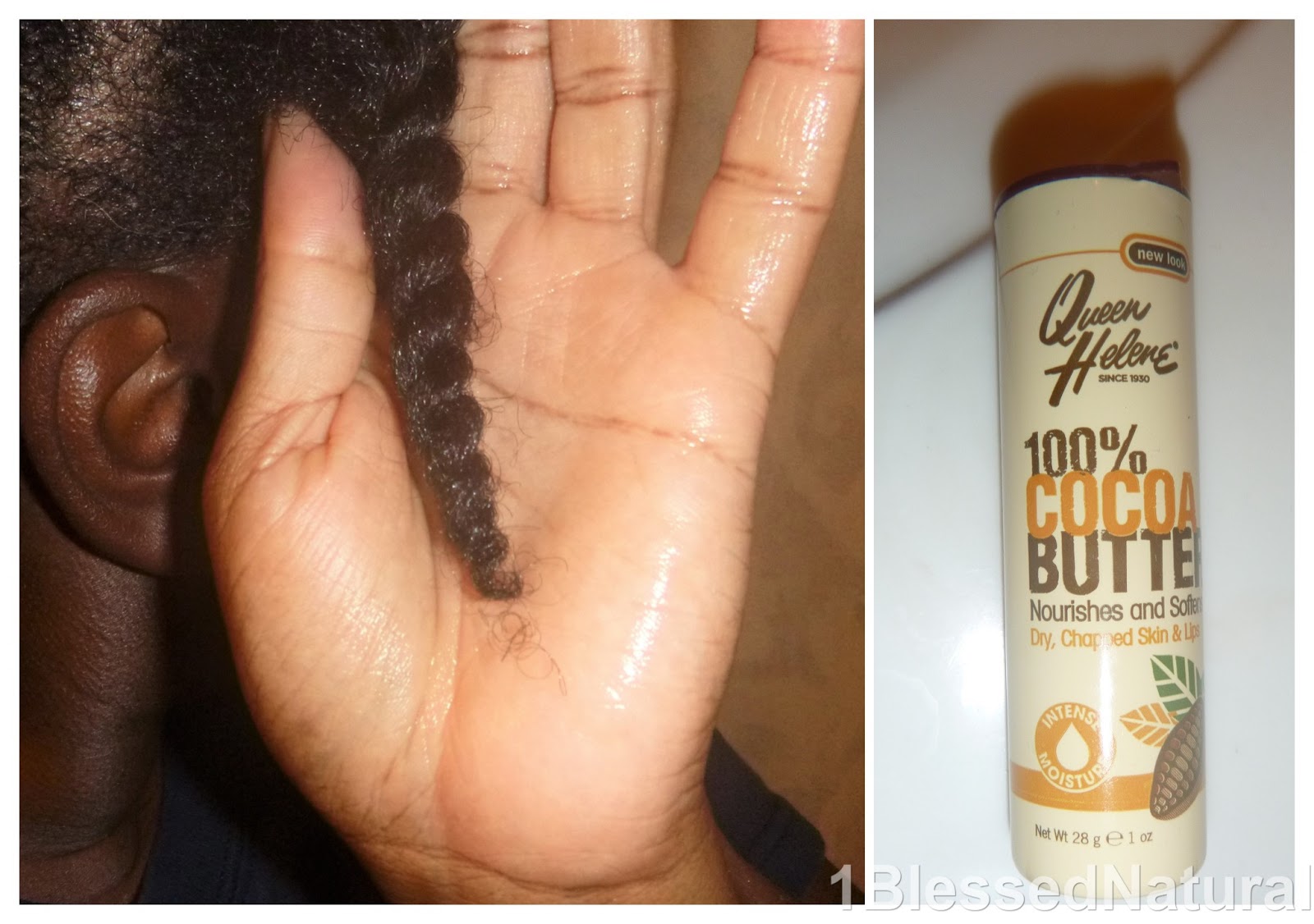 1bn Experiment Cocoa Butter On Natural Hair
