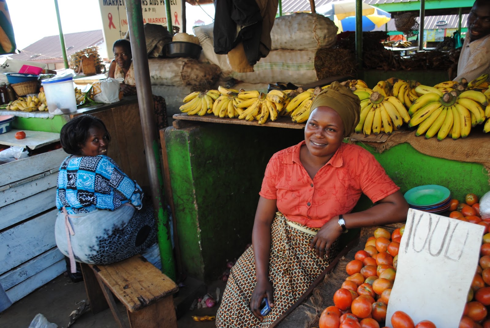 Hansens in Uganda Views of Kampala and open market