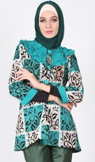 Model Atasan Batik Kerja Wanita Terbaru Model Baju Batik Kantor Wanita Muslim Desain Terbaru TERUPDATE