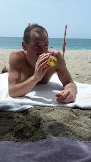 Enjoying some sun, sea and sand at La Guaira, Vargas. Enjoying some sun, sea and sand at La Guaira, Vargas, Venezuela.