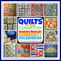photo of: Quilts in the Classroom: Art Meets Geometry RoundUP at RainbowsWithinReach