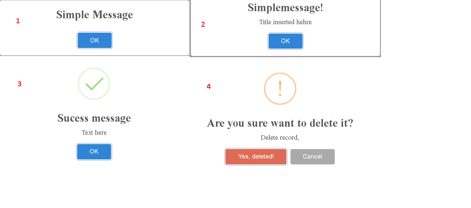 Learn SweetAlert library tutorials with examples Cloudhadoop