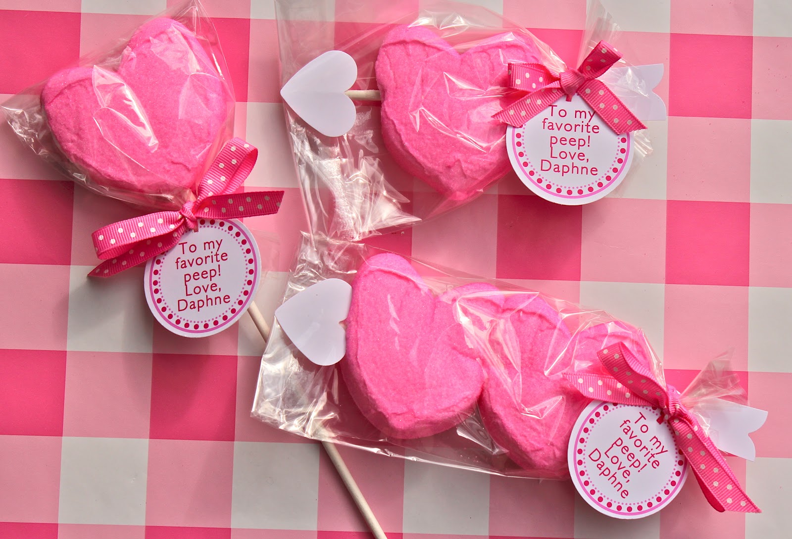Make It Monday- Valentine Peeps - Bloom Designs
