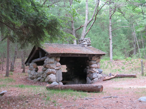 stone shelter built by the CCC