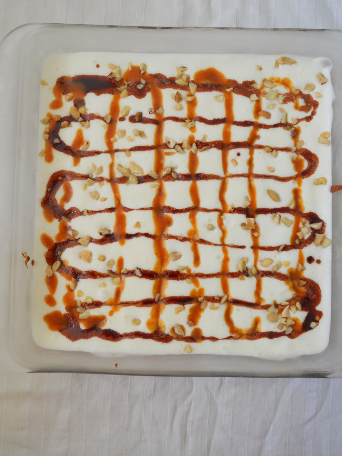 Ice Cream "Snickers" Brownie Pie