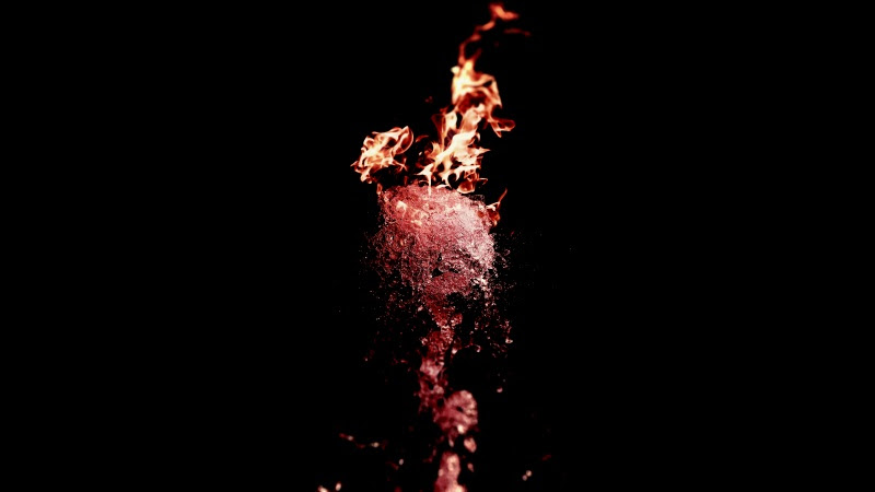Hot Light in Cold Darkness