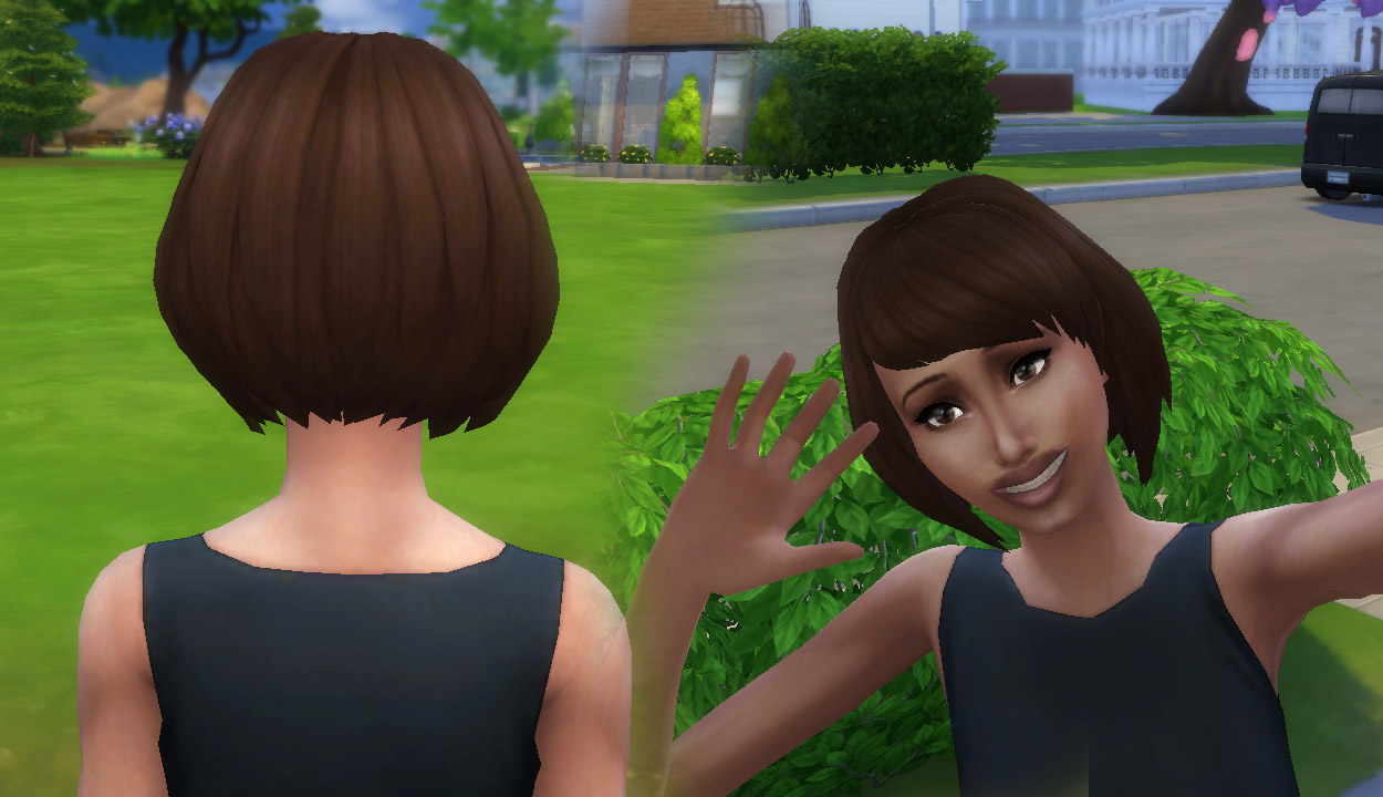 sims 4 cc short bob hair with bangs that has spiky ends sims 4 cc short bob hair with bangs that has spiky ends