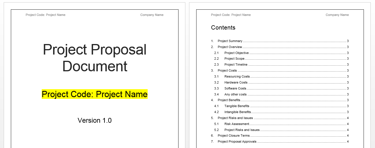 download free proposal template