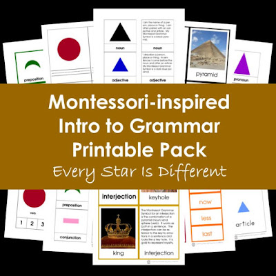 Montessori-inspired Intro to Grammar Bundle