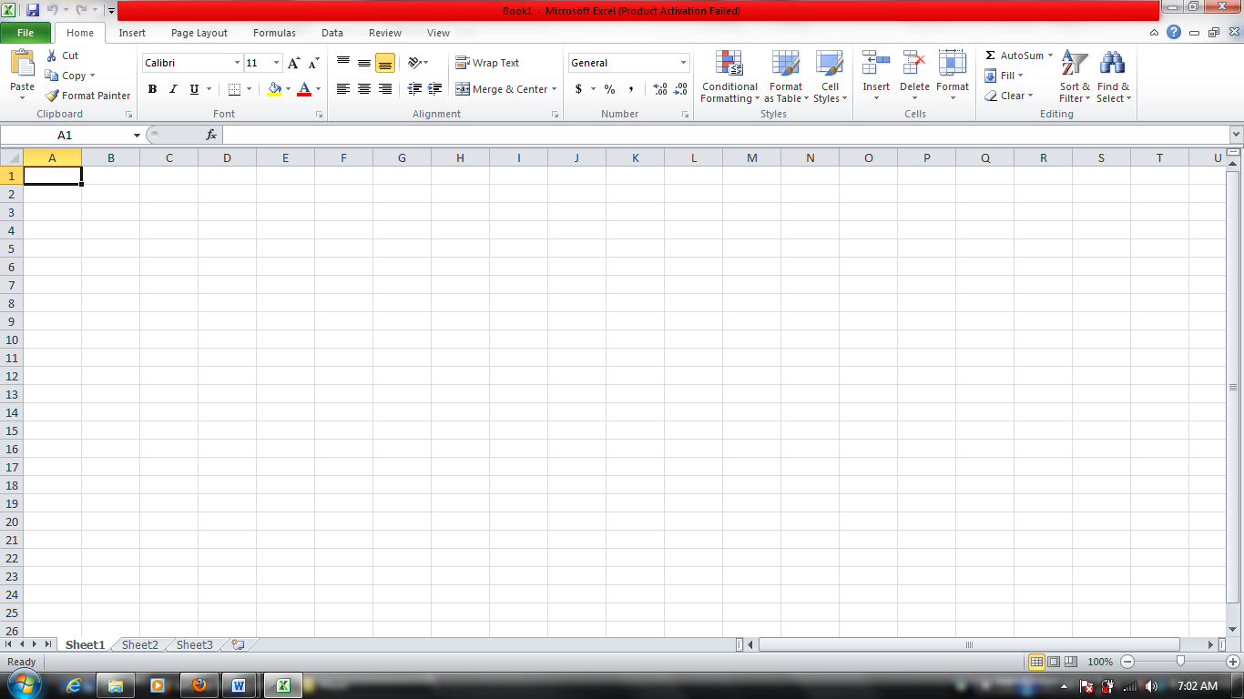 Galuh Yanuarita R: Pembuatan Lembar Kerja Excel