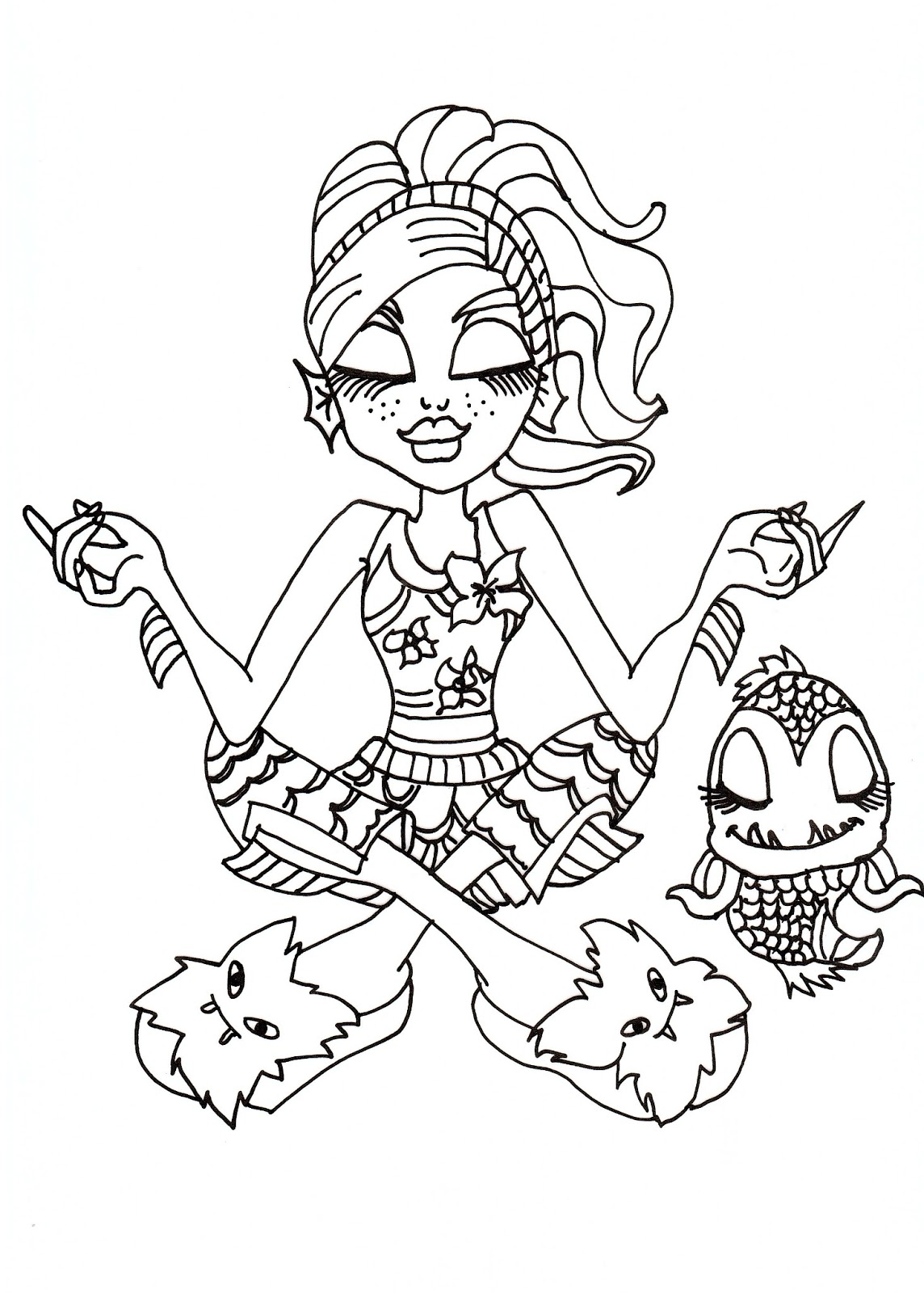 Monster High Coloring Pages Printable Printable Word Searches