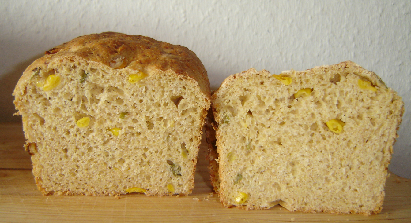 Selber Brot backen - Maisbrot mit Käse (2.Versuch) – The Vegetarian Diaries
