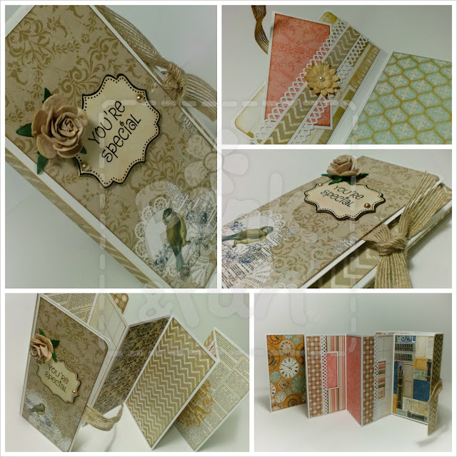 Tutorial - Scrapbook Mini Album You're Special by Pink&Fun Scrapbooking
