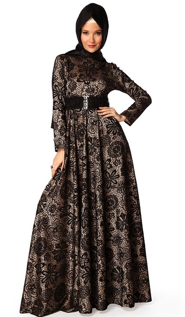 Model dress batik muslim modern